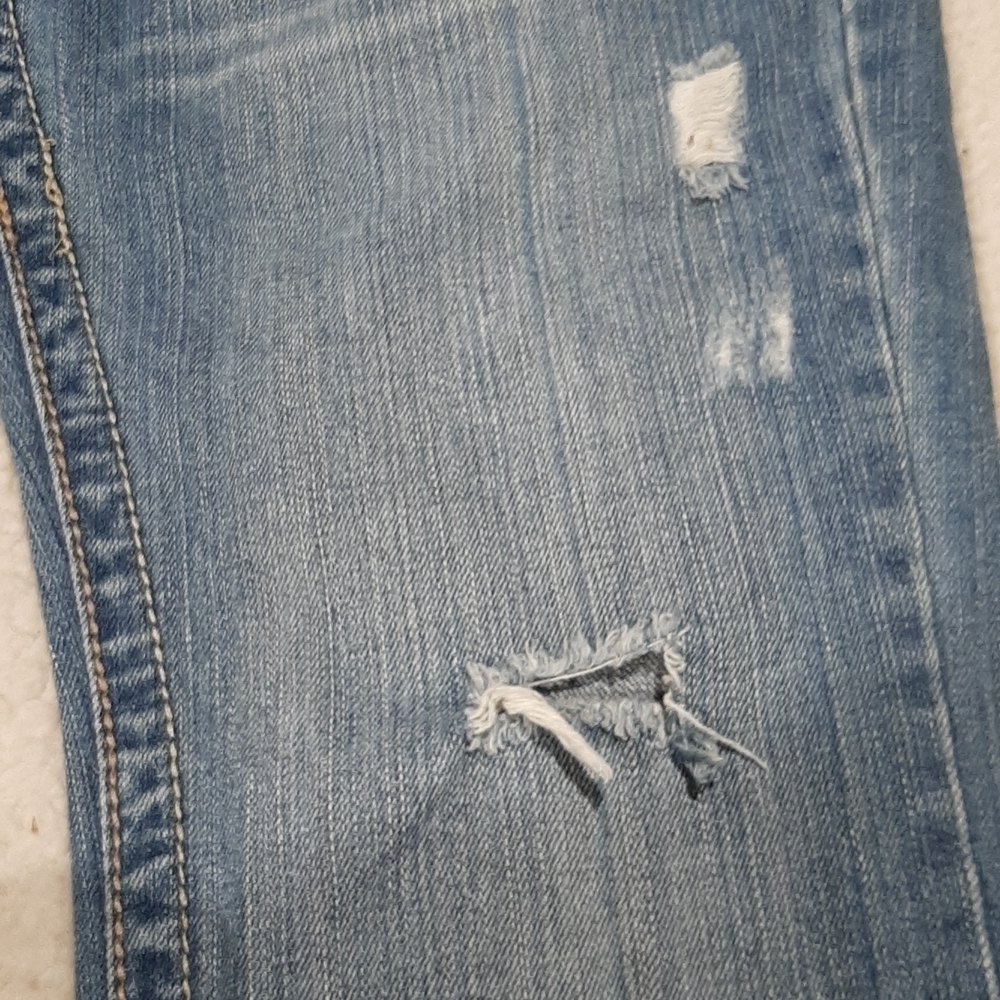 Distressed Jeans  Faded blue Bootcut Amethyst Size 9 - Picture 8 of 14